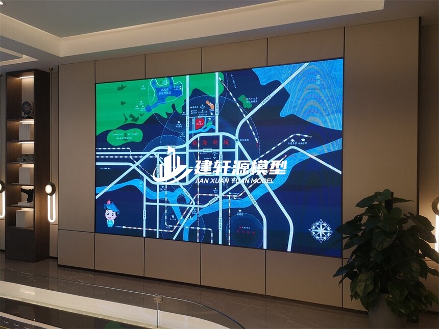 三台地产壁挂模型制作